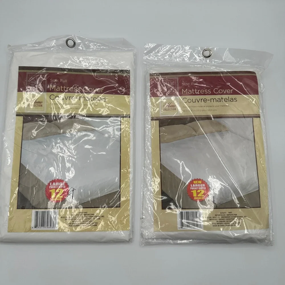 2x Full Size Fitted Mattress Cover 54